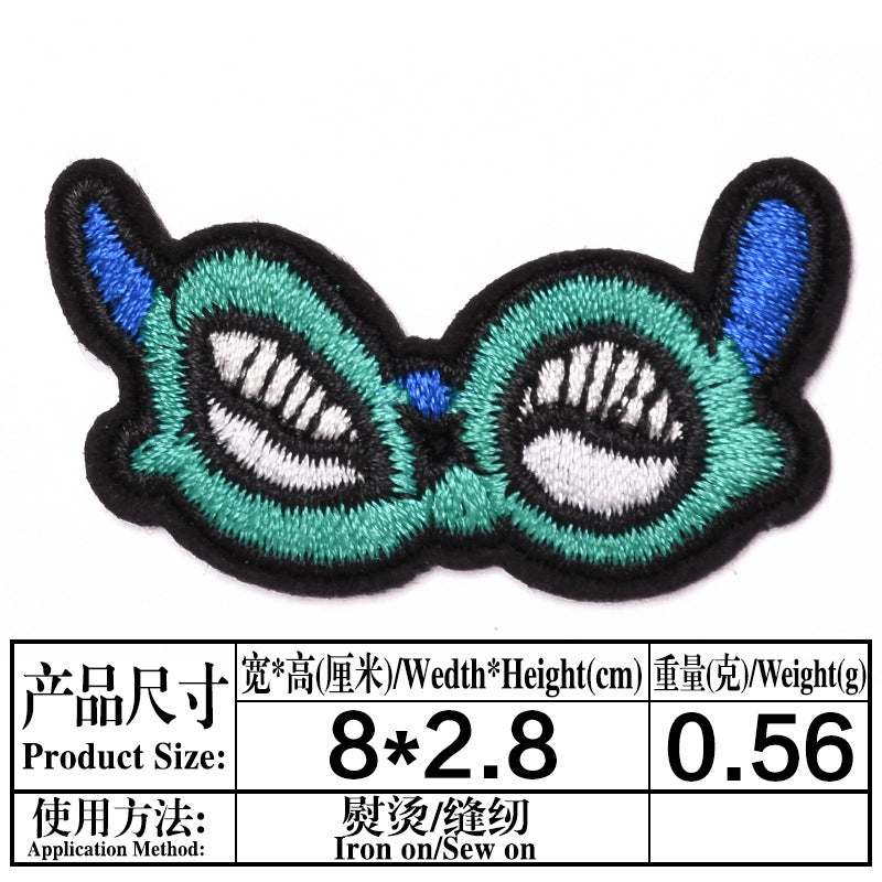 Wholesale 13Pcs Cartoon Felt Patches Kids Clothing Applique Badges Party DIY Craft Supply