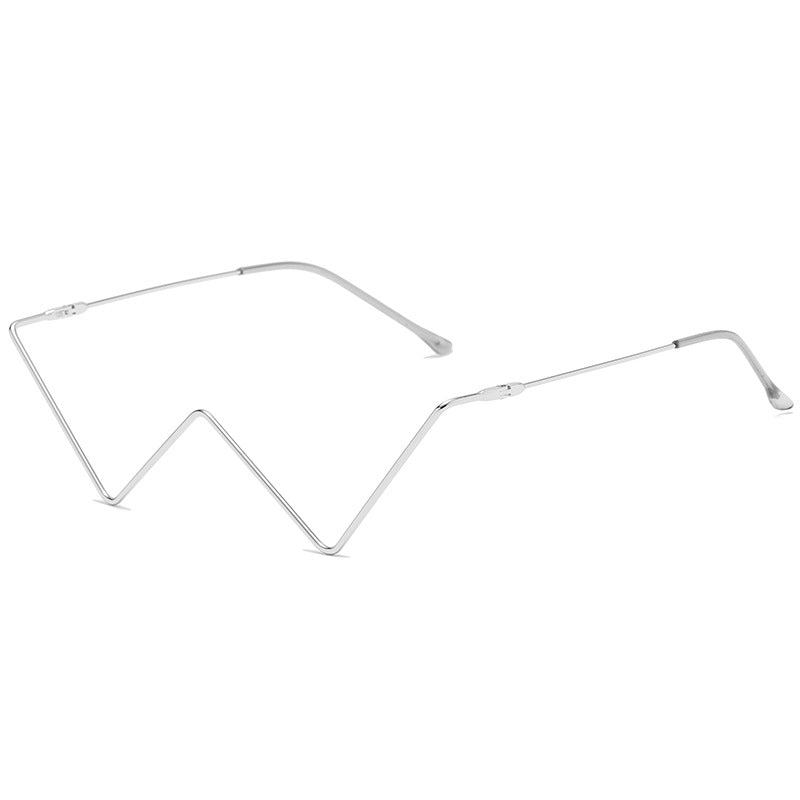 Wholesale Personalized Metal Diamond Studded PC Glasses