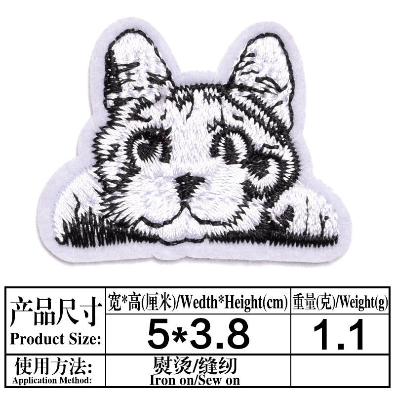 Wholesale Trendy Felt Embroidered Patch Set 23 Assorted Designs For Clothing Shoes Hats DIY Craft Accessory