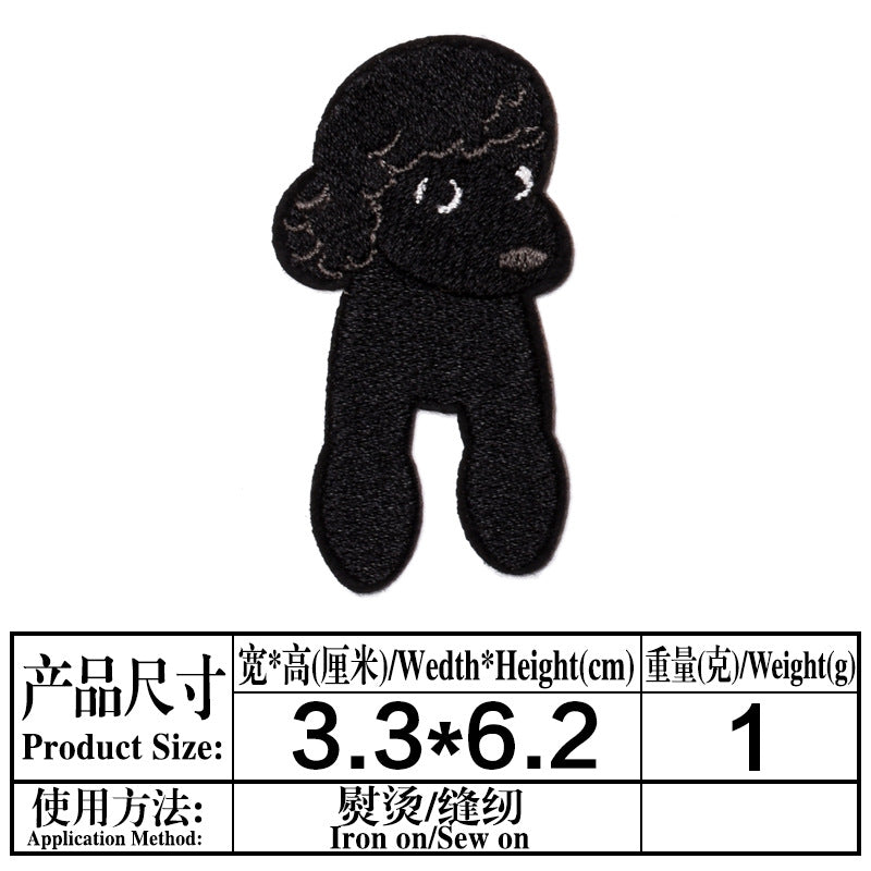 Wholesale Trendy Felt Embroidered Patch Set 23 Assorted Designs For Clothing Shoes Hats DIY Craft Accessory