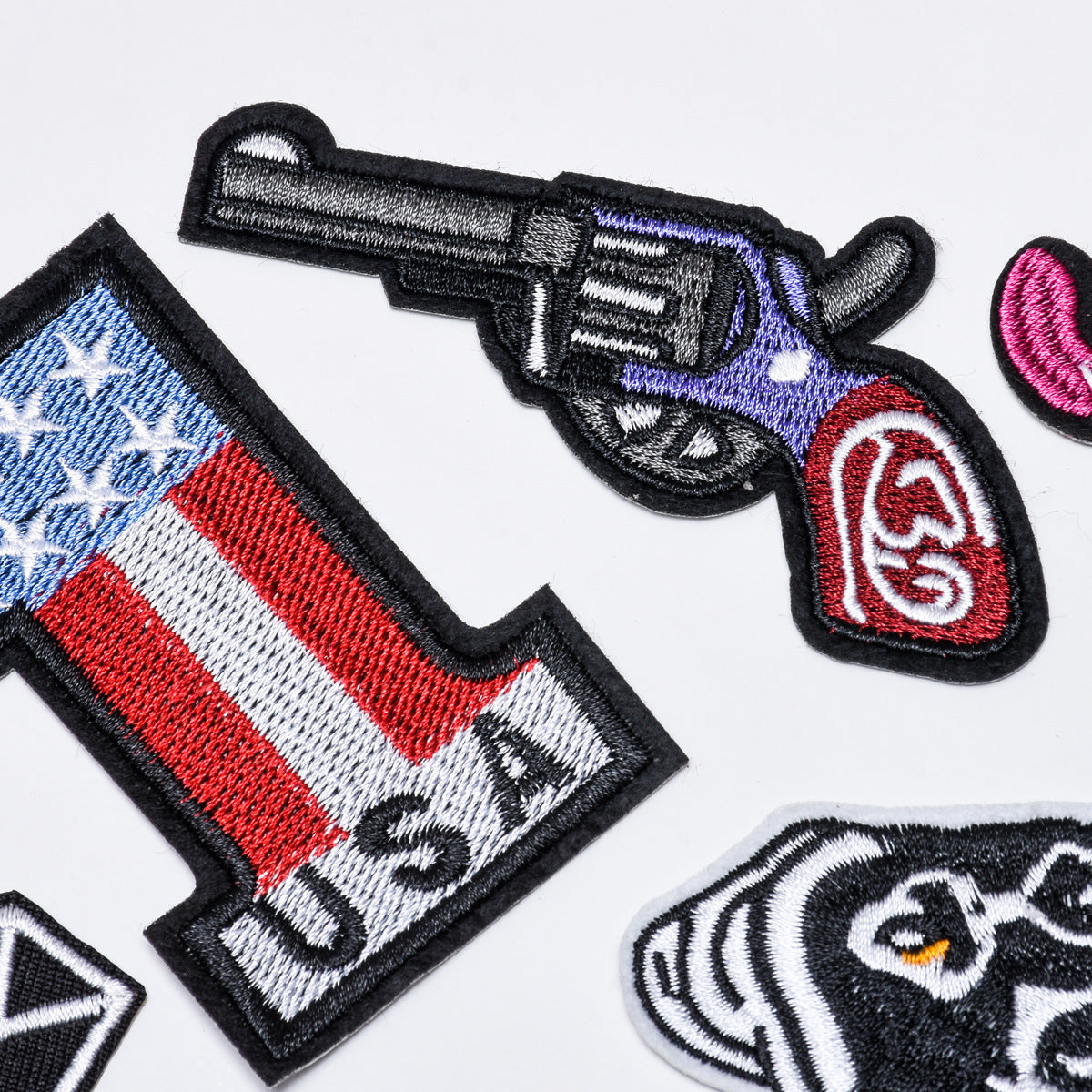 Wholesale Trendy Felt Embroidered Patch Set 23 Assorted Designs For Clothing Shoes Hats DIY Craft Accessory