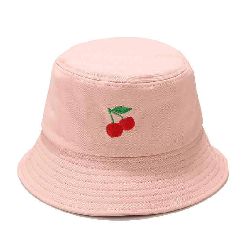 Wholesale Cotton Fruit Pattern Embroidery Bucket Hat