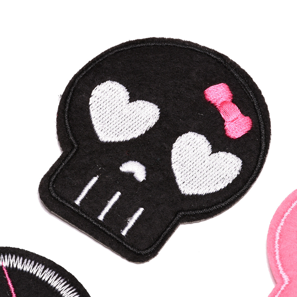 Wholesale Skull Embroidered Patch Set 9 Pcs Fashion Decorative Badge For ets Hats Shoes Casual DIY Accessory