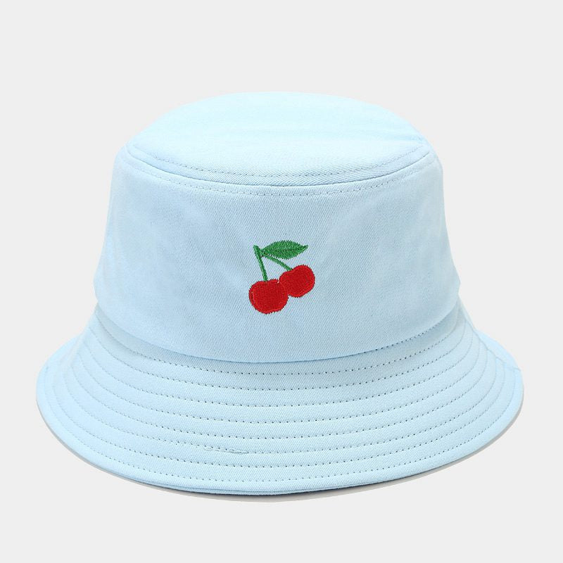 Wholesale Cotton Fruit Pattern Embroidery Bucket Hat