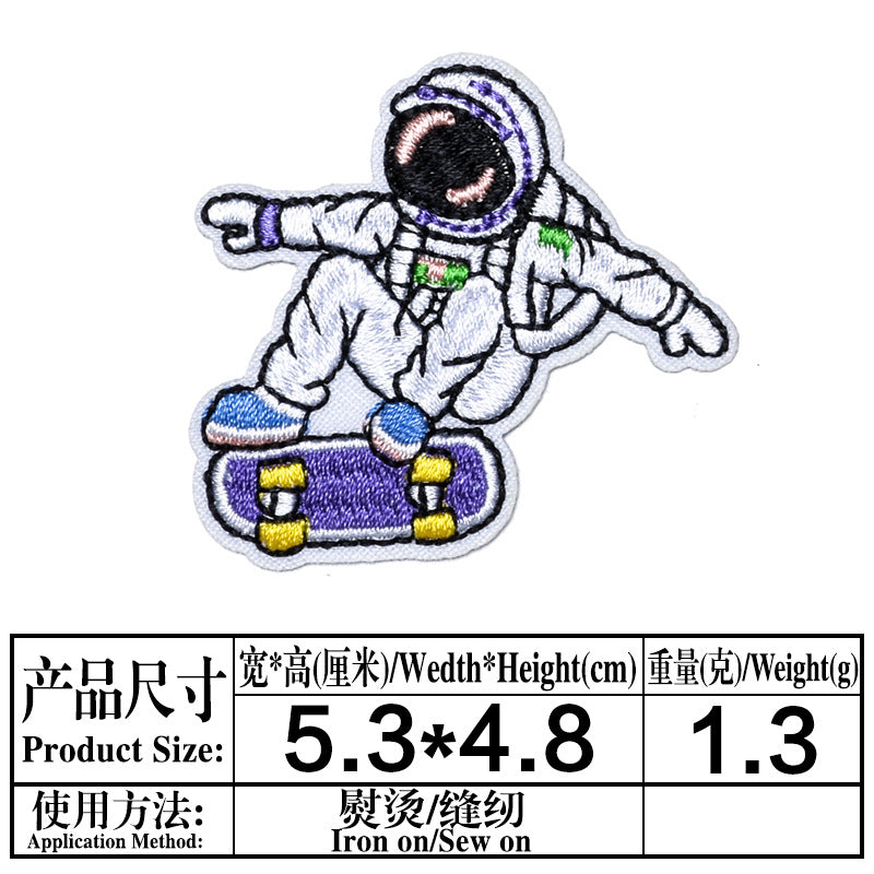 Wholesale Astronaut Air Force Diver Embroidery Patches DIY Clothing Decorative Accessory Casual Party Gift