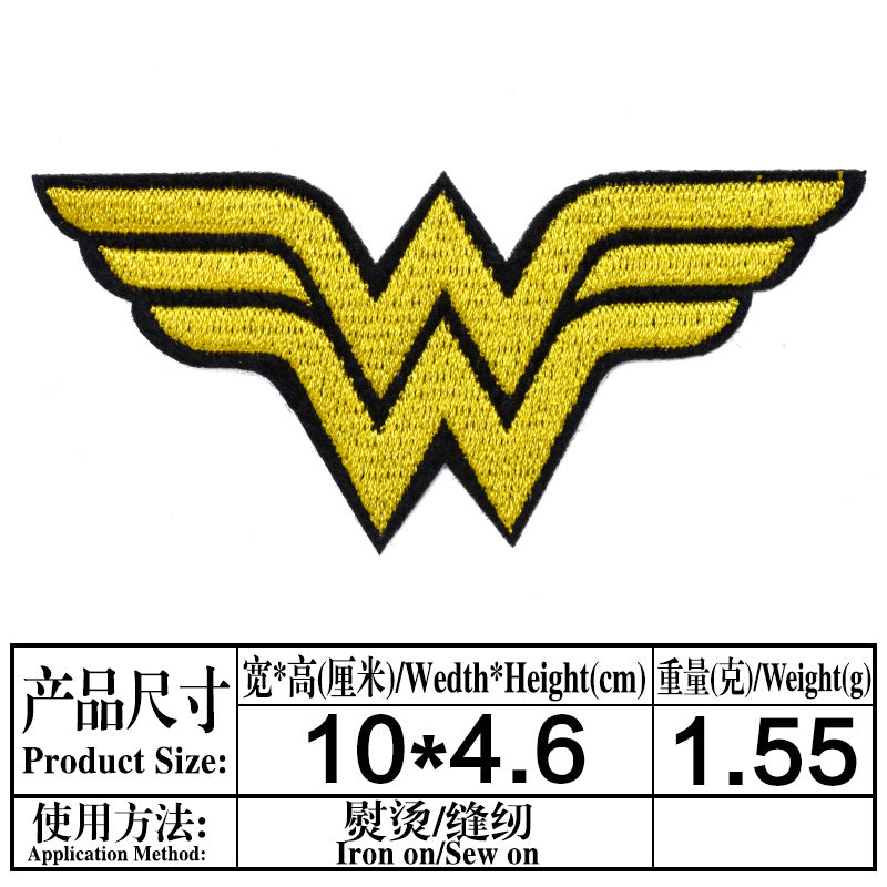 Wholesale 9 Piece Iron On Cloth Patch Set Trendy DIY Fashion Accessory For Clothing Customization Gift Ready For Resale