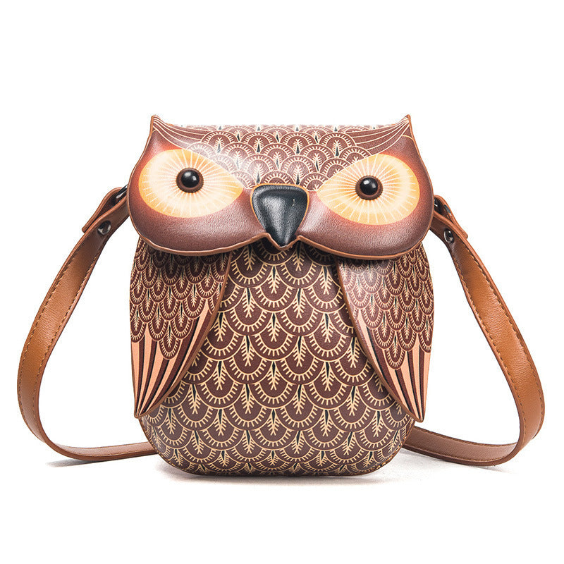 Bolso de hombro al por mayor Pu Owl
