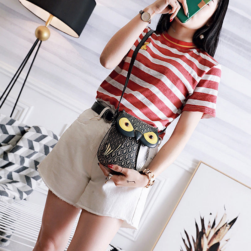 Bolso de hombro al por mayor Pu Owl