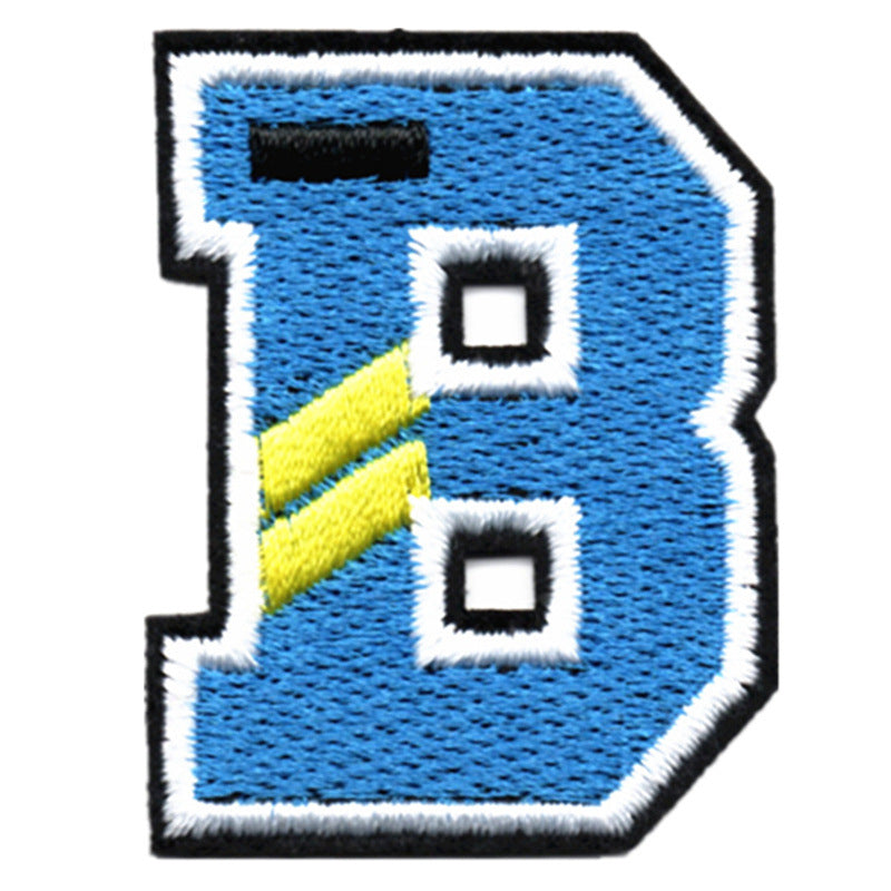 Wholesale 26Pcs Alphabet Velcro Patches Non Woven Fabric DIY Jeans Decorative Casual Fashion Accessory For Gift And Resale