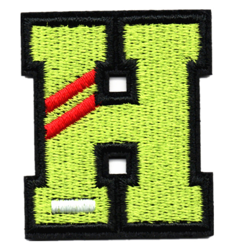 Wholesale 26Pcs Alphabet Velcro Patches Non Woven Fabric DIY Jeans Decorative Casual Fashion Accessory For Gift And Resale