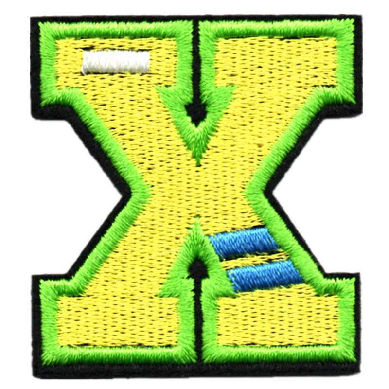 Wholesale 26Pcs Alphabet Velcro Patches Non Woven Fabric DIY Jeans Decorative Casual Fashion Accessory For Gift And Resale