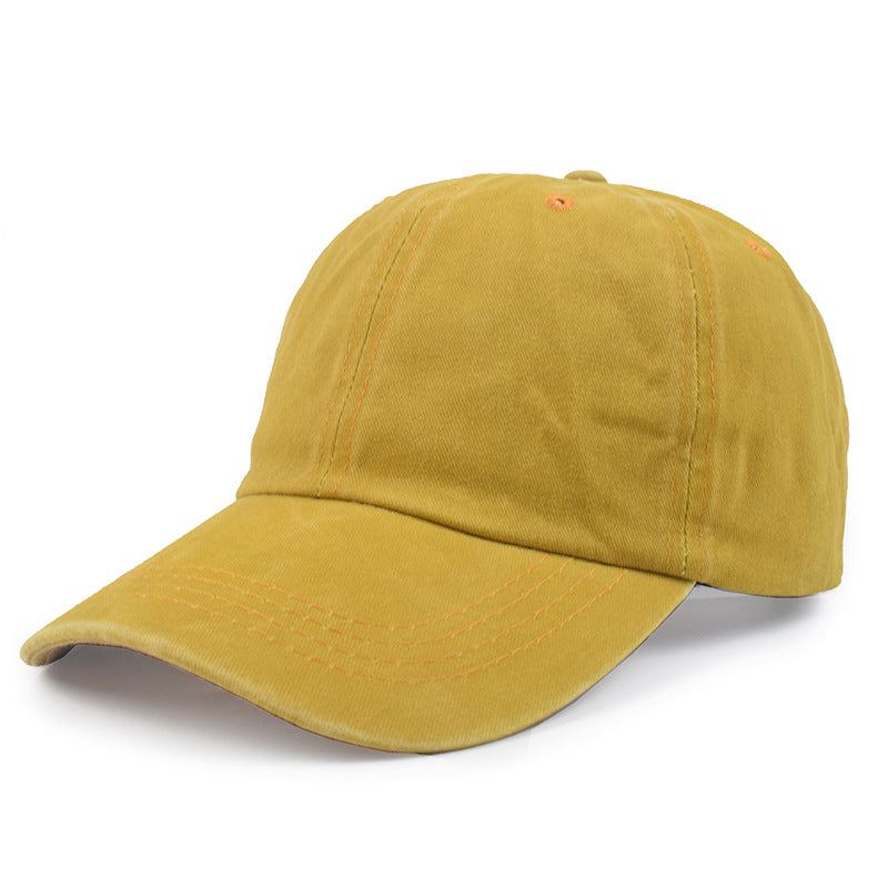 Wholesale Washed Soft Top Cotton Baseball Caps