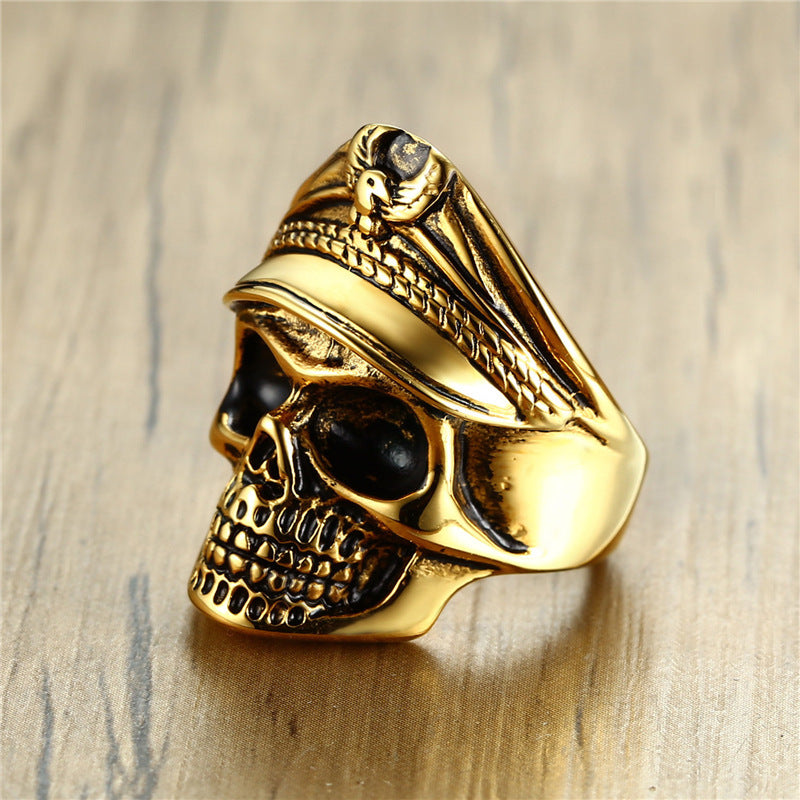 Wholesale Vintage Personalized Skull Open Ring