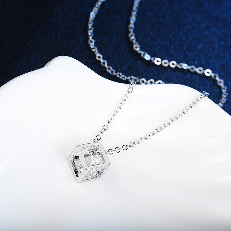 Wholesale Magic Square Diamond Alloy Necklaces