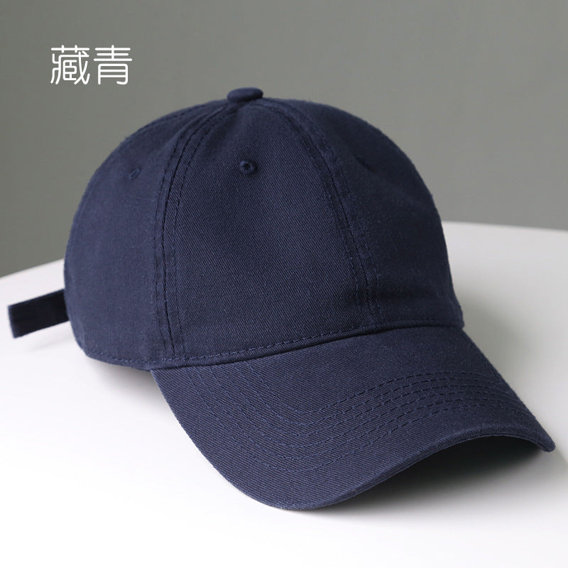 Wholesale Fashion Solid Color Washed Cotton Baseball Cap
