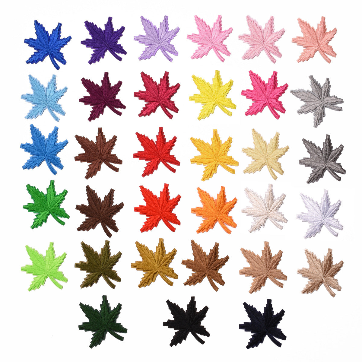 Wholesale Maple Leaf Embroidered Cloth Patch Applique Chic DIY Accessory For Clothing And Home Decor Gift Resale
