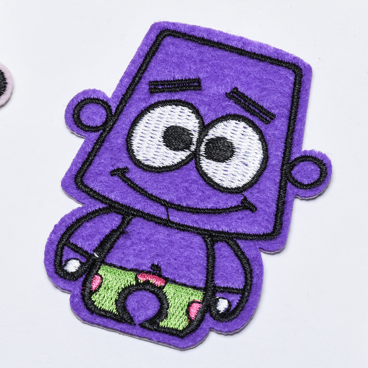 Wholesale Stylish Cartoon Little Monster Embroidered Patch Cloth Applique For Clothing Boutique Fashion Accessory
