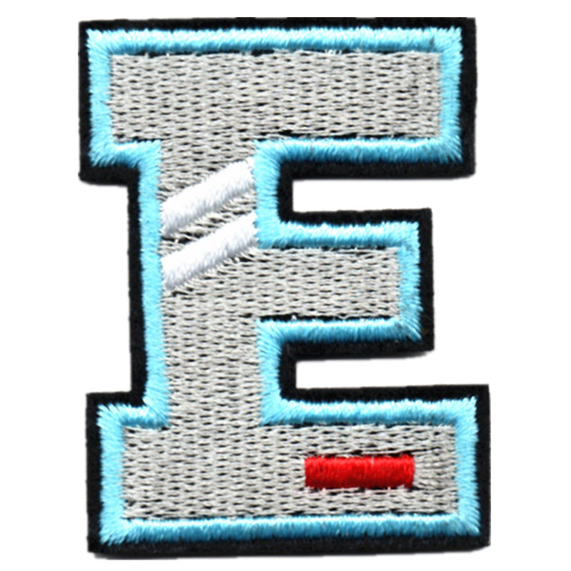 Wholesale 26Pcs Alphabet Velcro Patches Non Woven Fabric DIY Jeans Decorative Casual Fashion Accessory For Gift And Resale