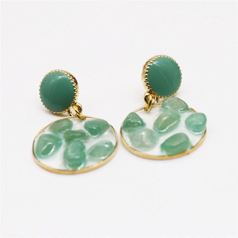 Wholesale 5pcs Resin Turquoise Earrings