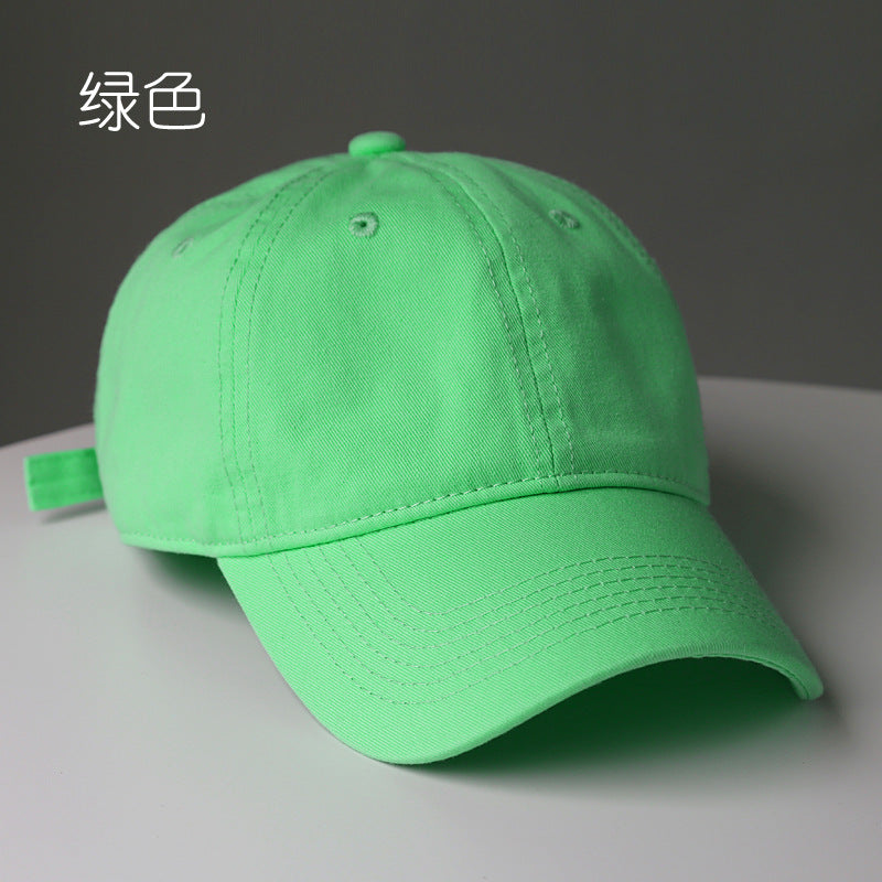 Wholesale Fashion Solid Color Washed Cotton Baseball Cap