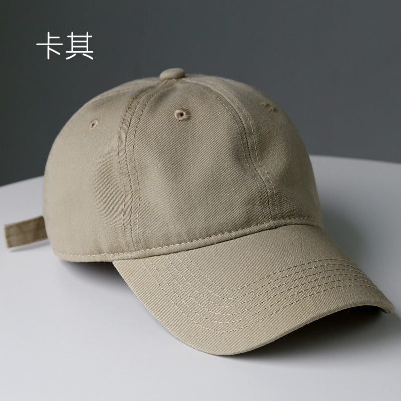 Wholesale Fashion Solid Color Washed Cotton Baseball Cap