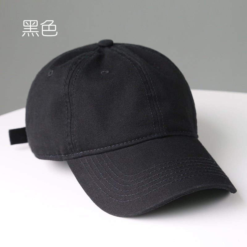 Wholesale Fashion Solid Color Washed Cotton Baseball Cap