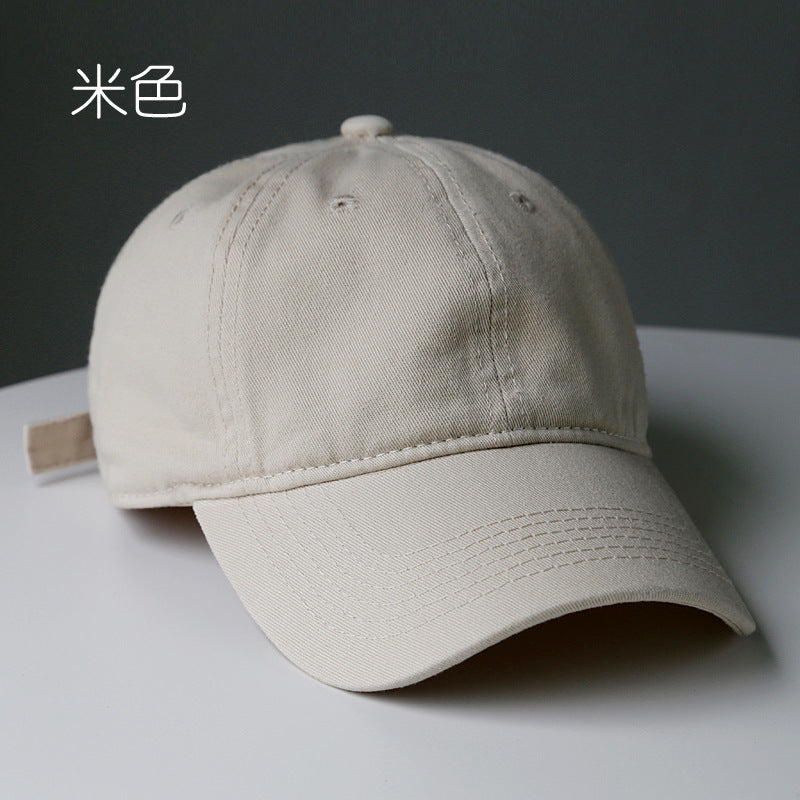 Wholesale Fashion Solid Color Washed Cotton Baseball Cap