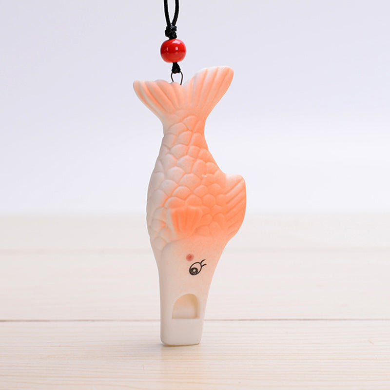 Wholesale Marine Crafts Ceramic Whistle Necklace
