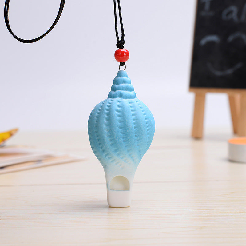 Wholesale Marine Crafts Ceramic Whistle Necklace