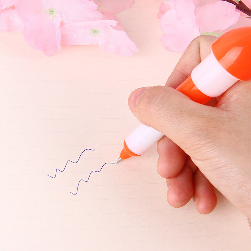 Wholesale Plastic Candy Color Cartoon Airplane Retractable Ballpoint Pen