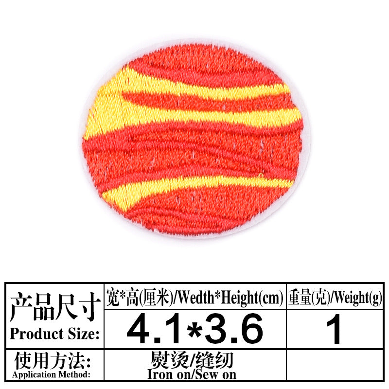 Wholesale Astronaut Space Embroidered Patches Planet Meteorite Combo Set DIY Fashion Accessory For Clothing Coats Gift Boutique Resale