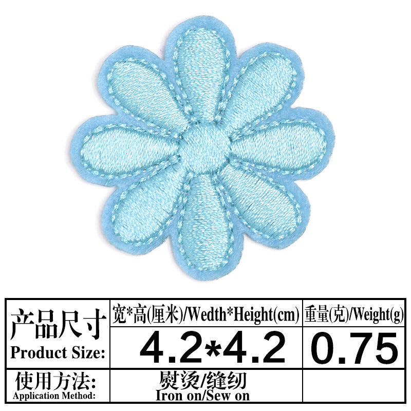 Wholesale Sunflower Felt Iron On Patch Decorative DIY Accessory For Clothing Tablecloth Sofa Repair Boutique Craft Supply