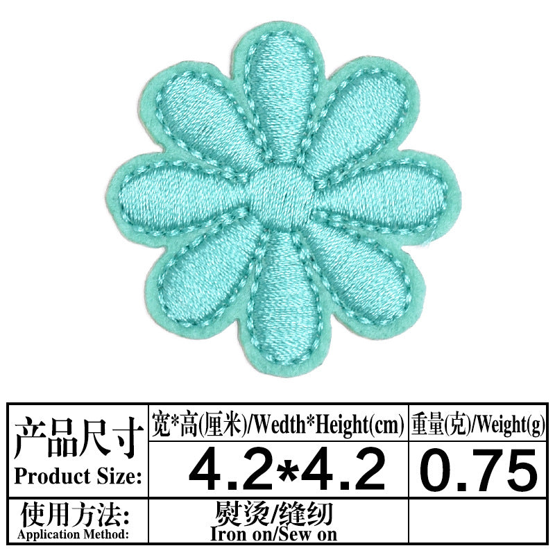 Wholesale Sunflower Felt Iron On Patch Decorative DIY Accessory For Clothing Tablecloth Sofa Repair Boutique Craft Supply
