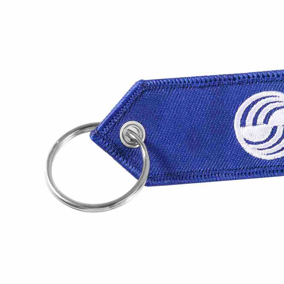 Wholesale Polyester Boeing Embroidery Keychain