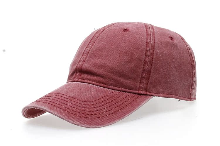 Wholesale Plain Retro Washed Baseball Cap