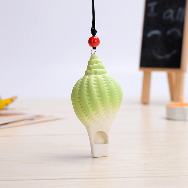 Wholesale Marine Crafts Ceramic Whistle Necklace