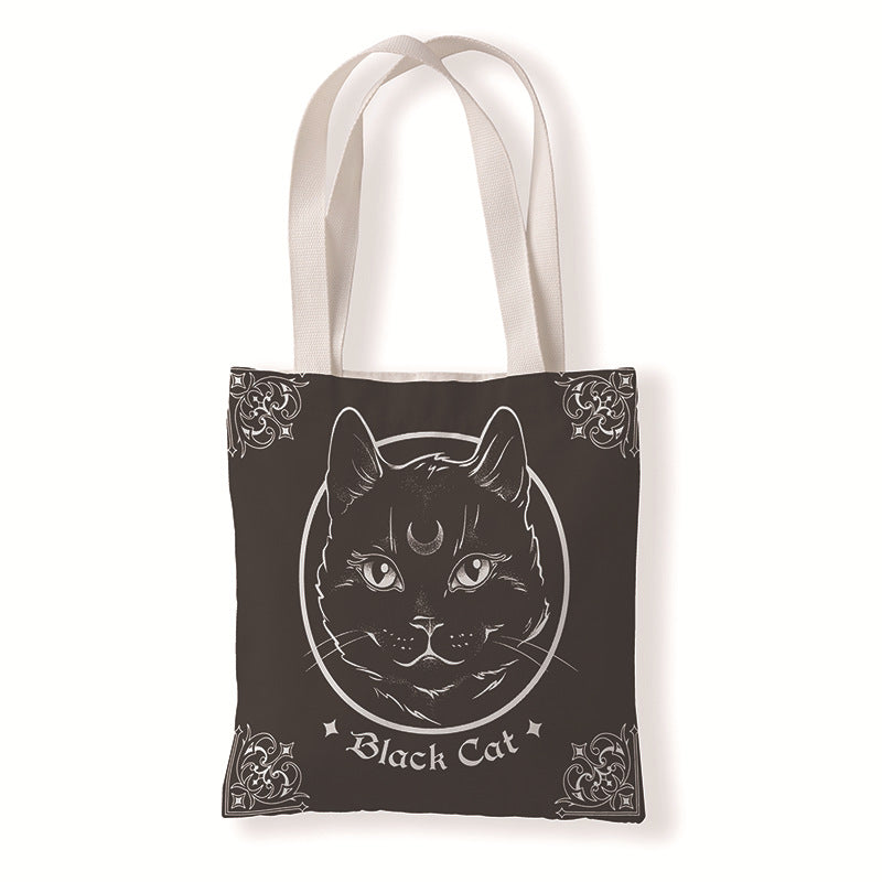 Bolsa de lienzo de terror de bruja al por mayor brujería