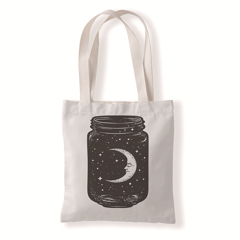 Bolsa de lienzo de terror de bruja al por mayor brujería