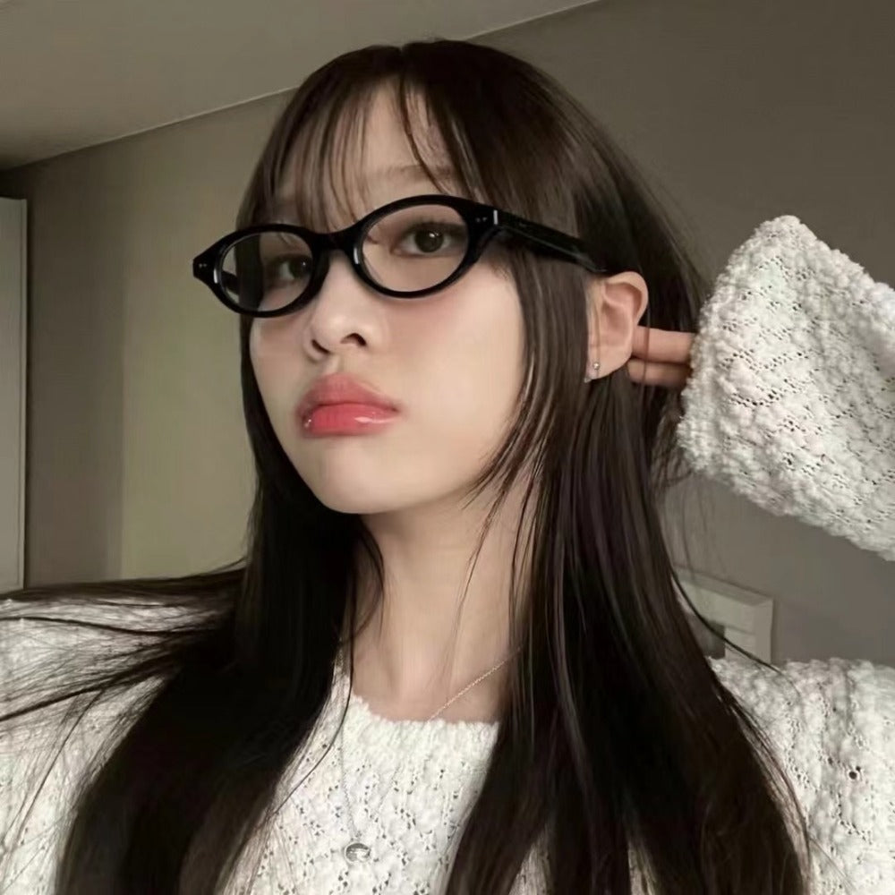 Wholesale Oval Blue Light Blocking Plain Glasses