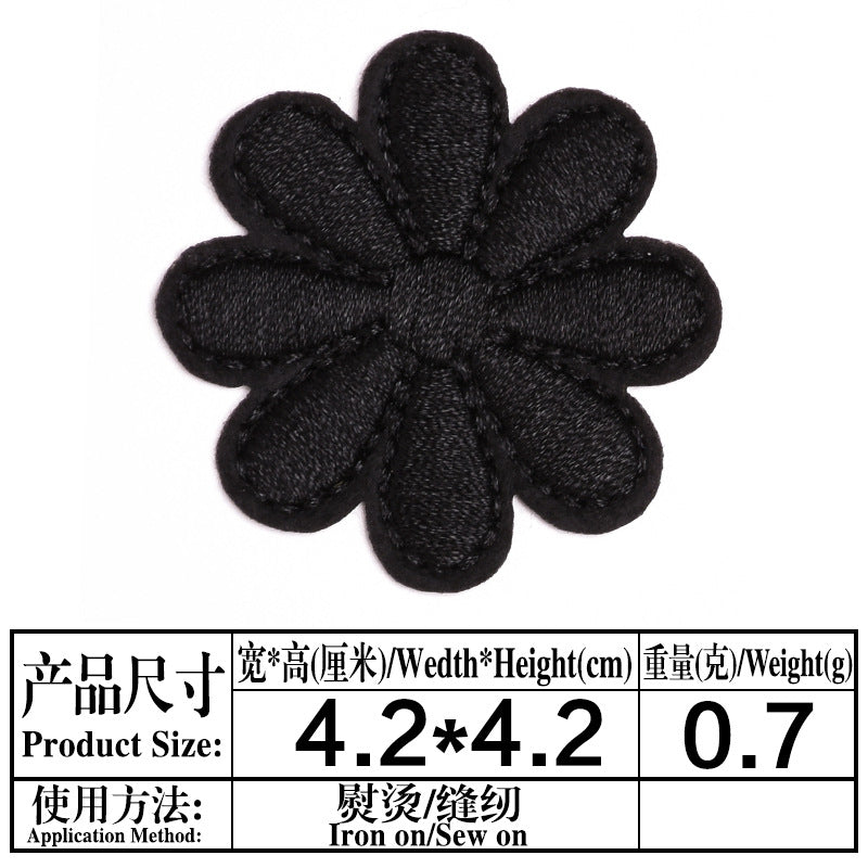 Wholesale Sunflower Felt Iron On Patch Decorative DIY Accessory For Clothing Tablecloth Sofa Repair Boutique Craft Supply