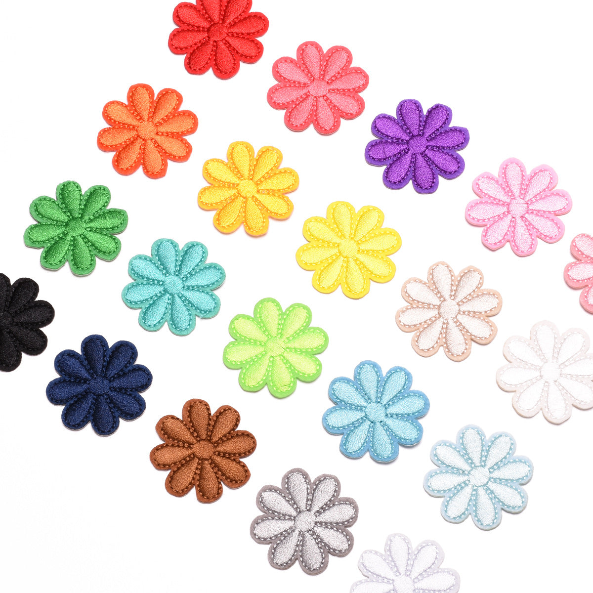 Wholesale Sunflower Felt Iron On Patch Decorative DIY Accessory For Clothing Tablecloth Sofa Repair Boutique Craft Supply