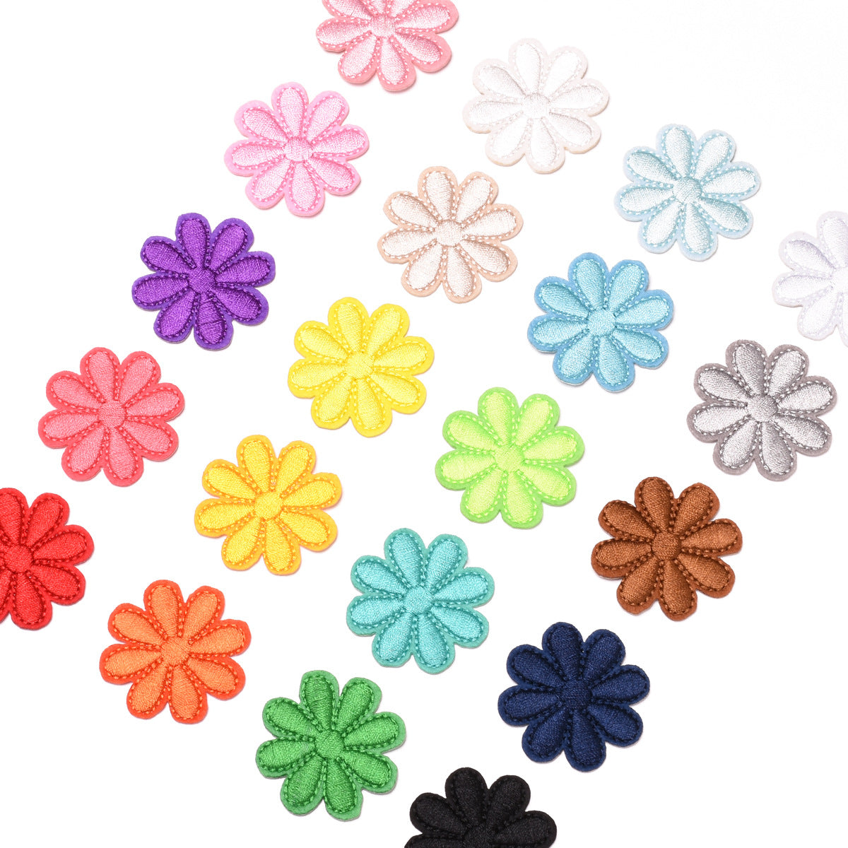 Wholesale Sunflower Felt Iron On Patch Decorative DIY Accessory For Clothing Tablecloth Sofa Repair Boutique Craft Supply