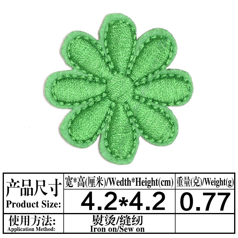 Wholesale Sunflower Felt Iron On Patch Decorative DIY Accessory For Clothing Tablecloth Sofa Repair Boutique Craft Supply