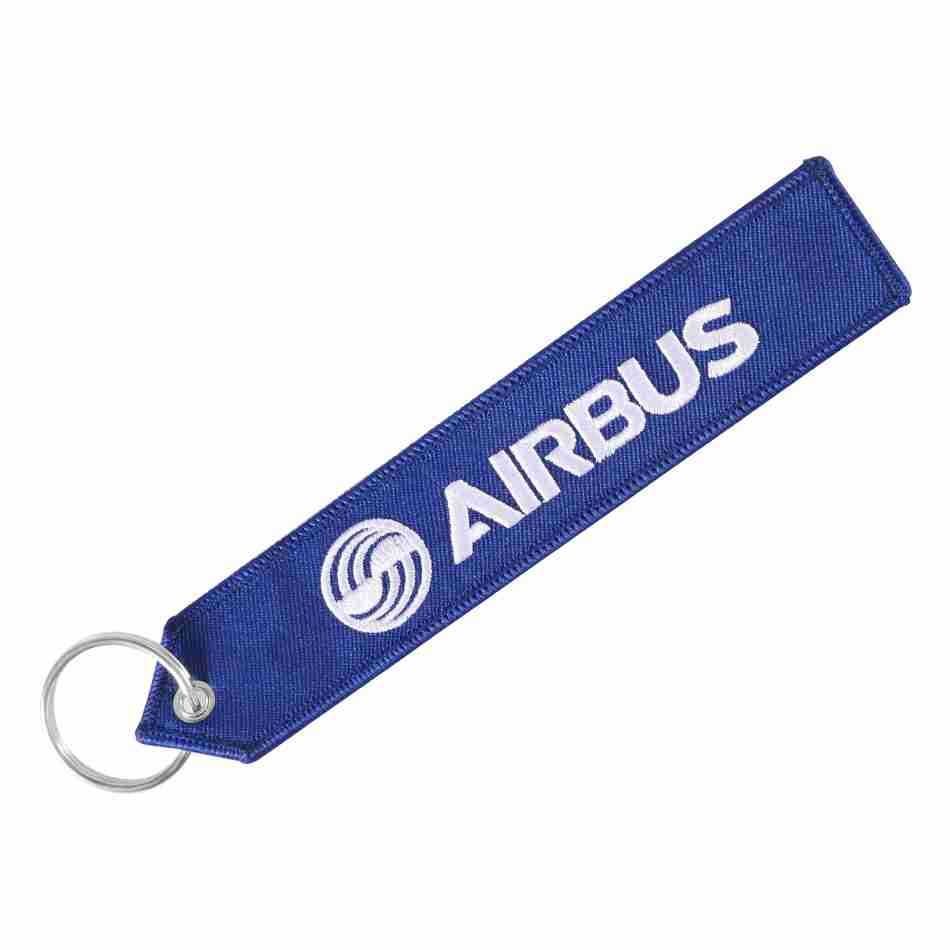 Wholesale Polyester Boeing Embroidery Keychain