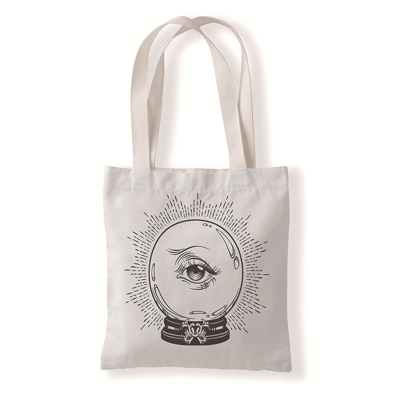 Bolsa de lienzo de terror de bruja al por mayor brujería