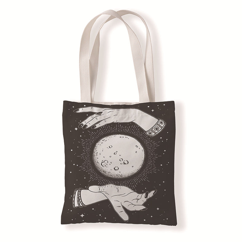 Bolsa de lienzo de terror de bruja al por mayor brujería