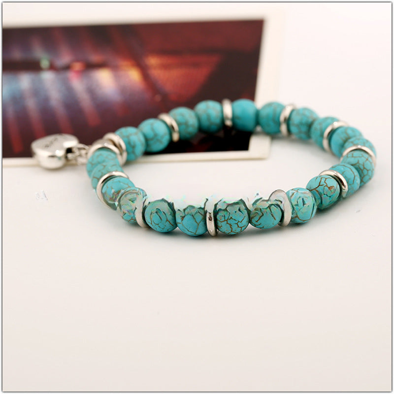 Wholesale Vintage Heart Turquoise Bracelets