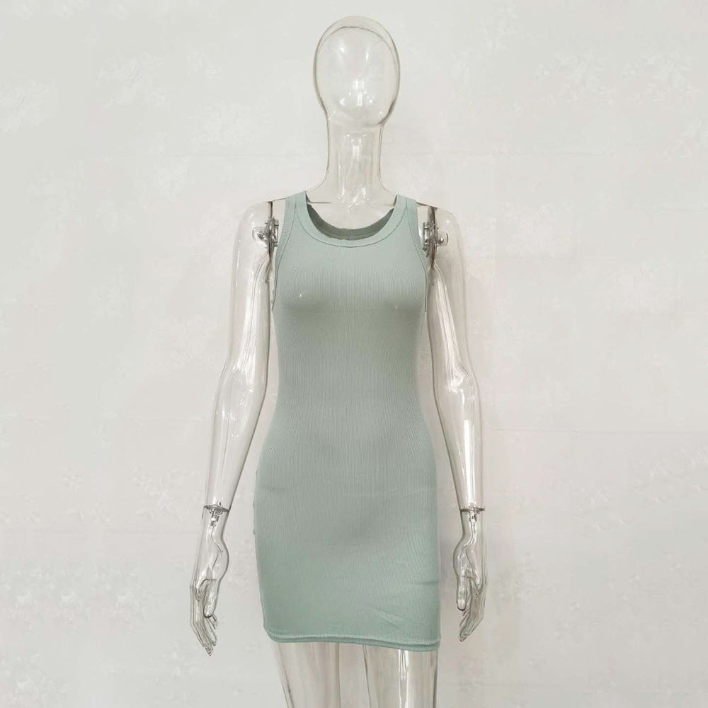 Wholesale Fashion Sexy Sleeveless Tank Dress