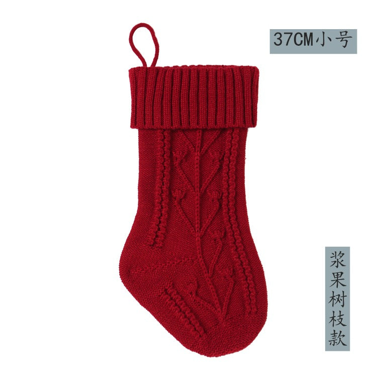 Wholesale Knitting Wool Field Arranging Christmas Gift Candy Bags