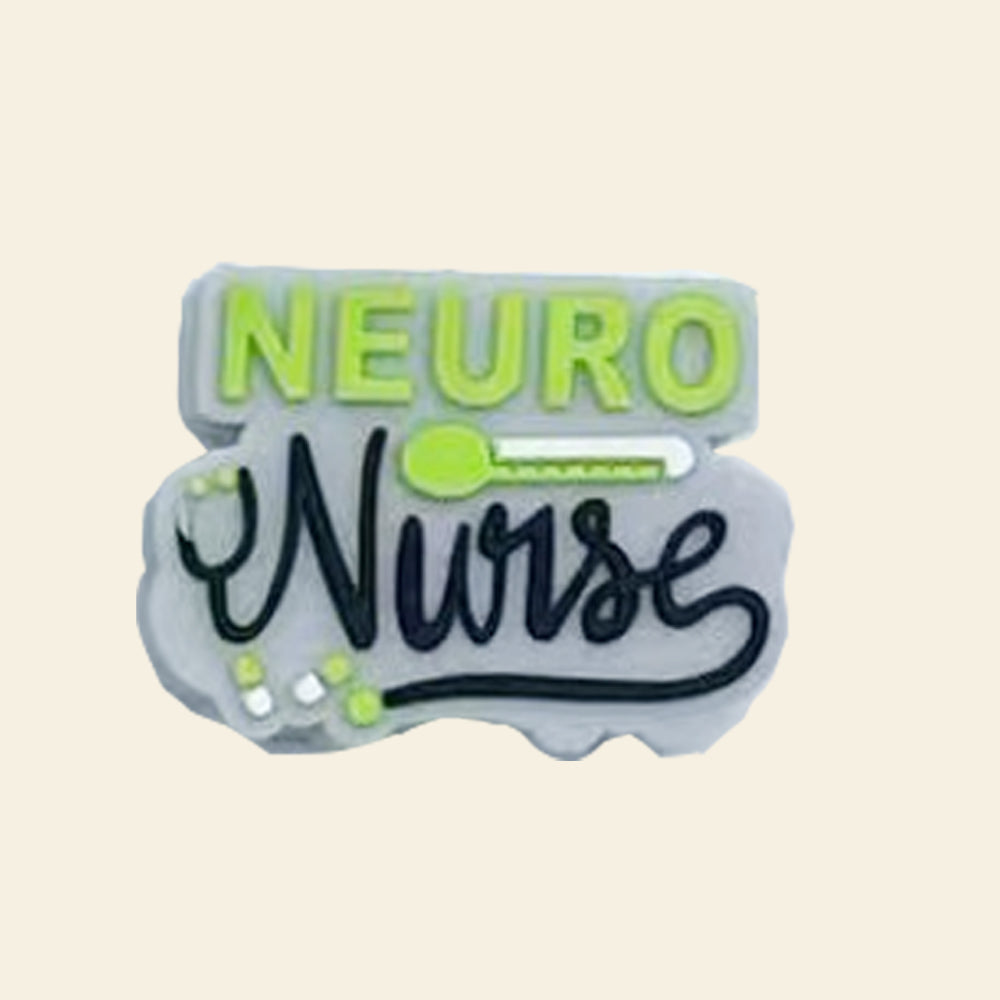 Wholesale 10pcs Solid Color Letters Creative Cartoon Silicone Beads